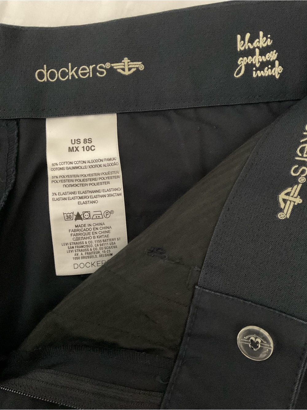 Dockers Black Women’s Pants - Straight Leg - Picture 5 of 6